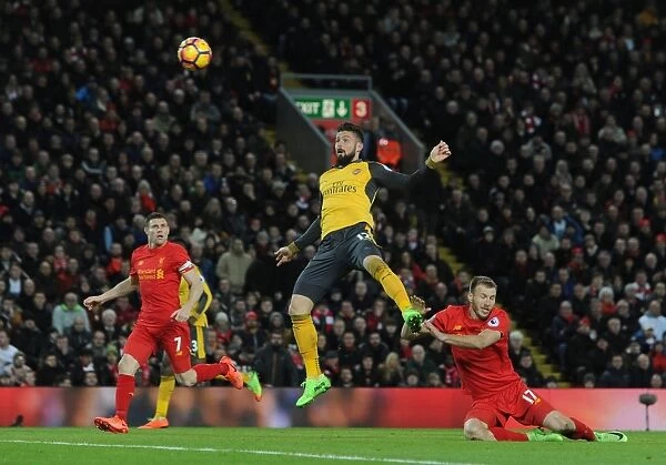 Giroud's Leap: Liverpool vs. Arsenal, Premier League 2016-17