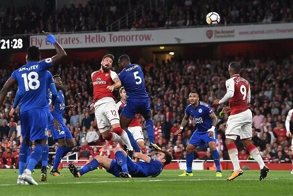 Giroud's Strike: Arsenal Overpower Leicester City (2017-18)