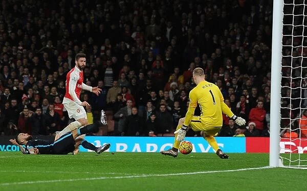 Giroud's Strike: Arsenal's Triumph Over Manchester City (December 2015)