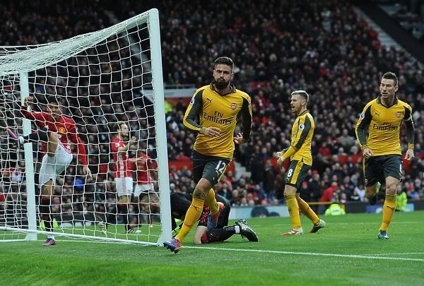 Giroud's Stunner: Arsenal's Game-Winning Goal vs. Manchester United (2016-17)