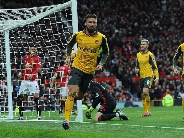 Giroud's Stunner: Arsenal's Winning Goal at Old Trafford, Manchester United vs. Arsenal, Premier League 2016-17