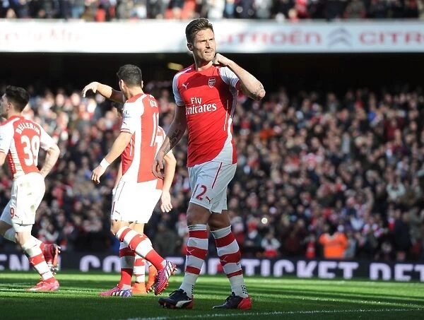 Giroud's Thriller: Arsenal's Dramatic Victory Over Everton, 2014-15 Premier League