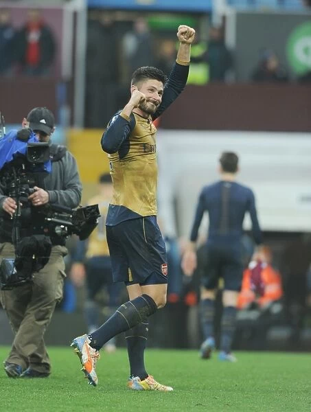 Giroud's Thriller: Arsenal's Winning Goal vs. Aston Villa (Premier League 2015-16)