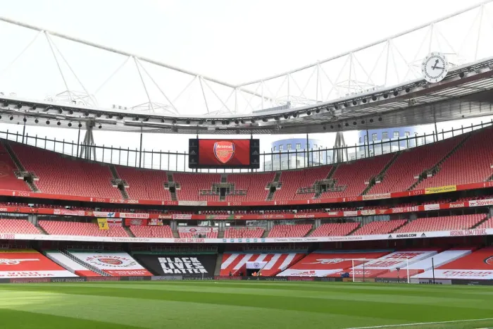 Framed Print : Empty Glory: Arsenal vs Manchester City at the Deserted Emirates Stadium (Premier League, 2021) Framed Print : Empty Glory: Arsenal vs Manchester City at the Deserted Emirates Stadium (Premier League, 2021)