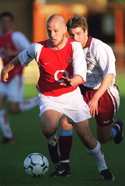 Graham Barrett (Arsenal). Arsenal Reserves v West Ham United Reserves. F