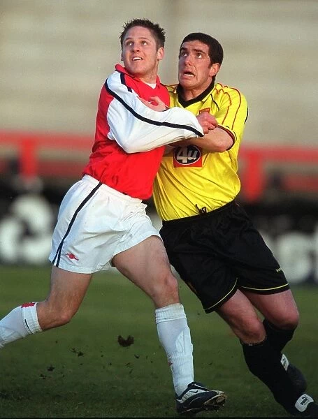 Graham Barrett Faces Defeat: Arsenal Reserves 0-2 Watford Reserves, Borehamwood Football Club (2001)