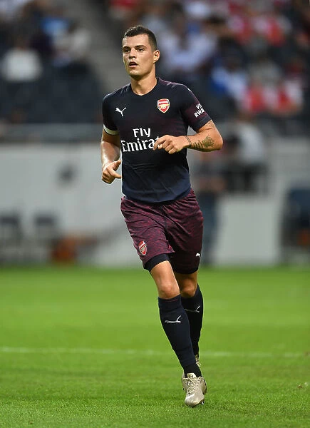 Granit Xhaka: In Action for Arsenal Against SS Lazio, 2018 Pre-Season Friendly