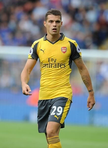 Granit Xhaka in Action: Arsenal vs. Leicester City, 2016-17 Premier League Clash