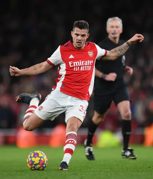 Framed Print : Granit Xhaka in Action: Arsenal vs. Wolverhampton Wanderers, Premier League 2021-22 Framed Print : Granit Xhaka in Action: Arsenal vs. Wolverhampton Wanderers, Premier League 2021-22