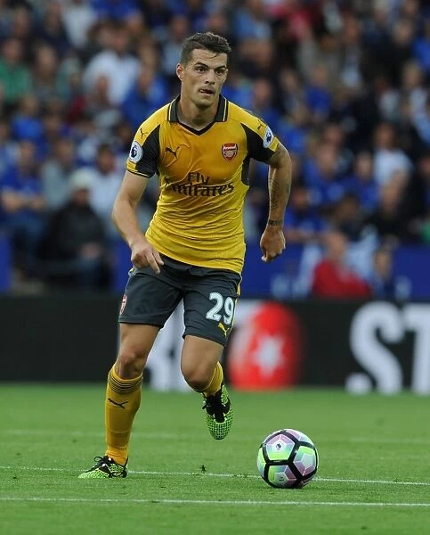 Granit Xhaka in Action: Arsenal vs Leicester City, 2016-17 Premier League