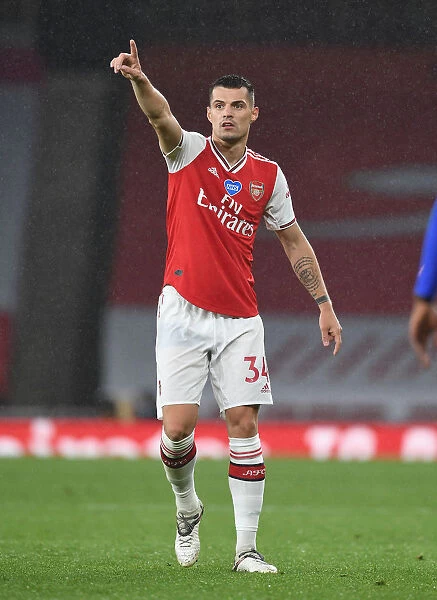 Granit Xhaka in Action: Arsenal vs Leicester City, Premier League 2019-2020