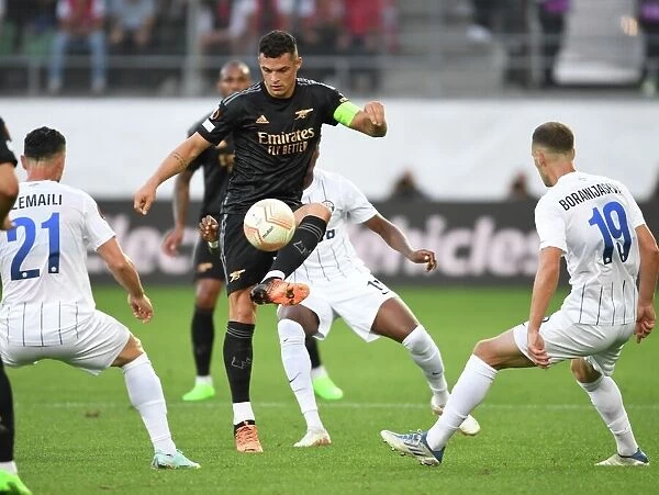 Granit Xhaka in Action: Arsenal's Europa League Clash against FC Zurich (2022)