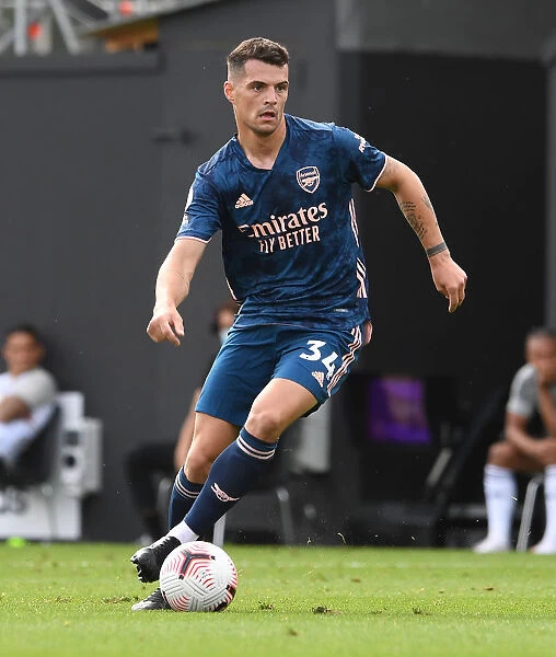 Granit Xhaka in Action: Arsenal's Midfield Maestro Shines Against Fulham, Premier League 2020-21