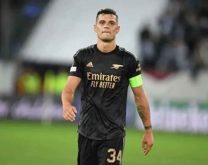 Framed Print : Granit Xhaka in Action: Arsenal's Midfield Maestro Shines in UEFA Europa League Clash Against FC Zurich Framed Print : Granit Xhaka in Action: Arsenal's Midfield Maestro Shines in UEFA Europa League Clash Against FC Zurich