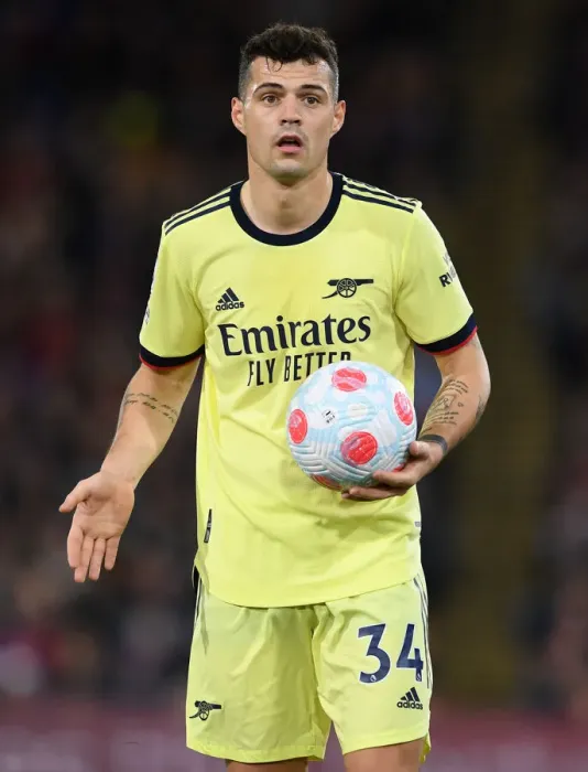 Framed Print : Granit Xhaka in Action: Crystal Palace vs Arsenal, Premier League 2021-22 Framed Print : Granit Xhaka in Action: Crystal Palace vs Arsenal, Premier League 2021-22