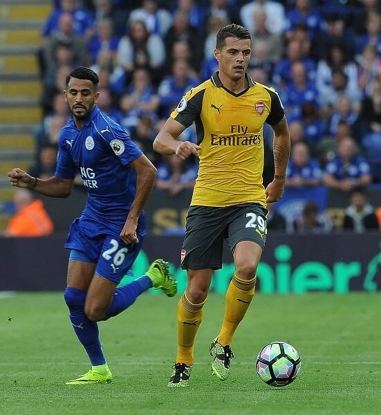Granit Xhaka: In Action Against Leicester City, Premier League 2016-17