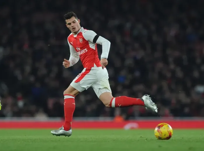 Framed Print : Granit Xhaka (Arsenal). Arsenal 0: 2 Southampton. EFL Cup. Quarter Final. Emirates Stadium Framed Print : Granit Xhaka (Arsenal). Arsenal 0: 2 Southampton. EFL Cup. Quarter Final. Emirates Stadium