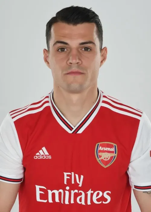 Framed Print : Granit Xhaka of Arsenal. Arsenal Training Ground