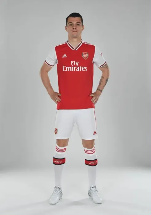 Framed Print : Granit Xhaka of Arsenal. Arsenal Training Ground Framed Print : Granit Xhaka of Arsenal. Arsenal Training Ground