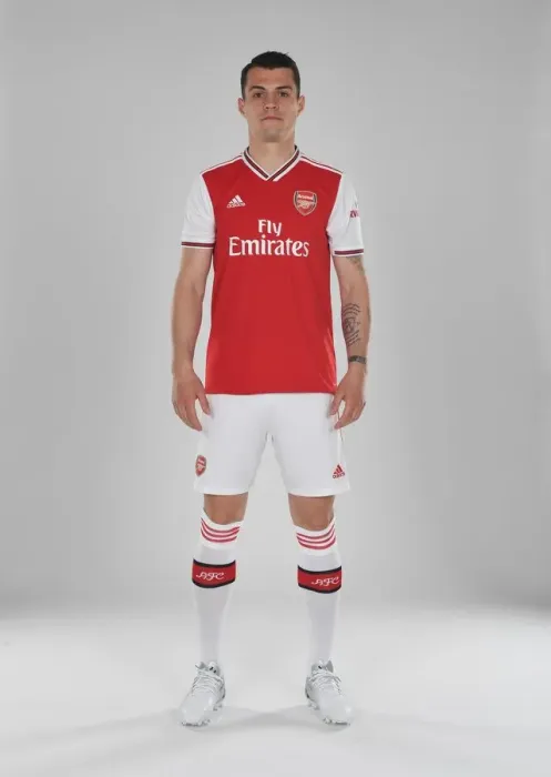 Framed Print : Granit Xhaka of Arsenal. Arsenal Training Ground Framed Print : Granit Xhaka of Arsenal. Arsenal Training Ground