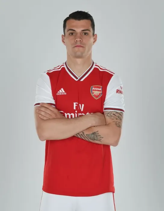 Framed Print : Granit Xhaka of Arsenal. Arsenal Training Ground Framed Print : Granit Xhaka of Arsenal. Arsenal Training Ground