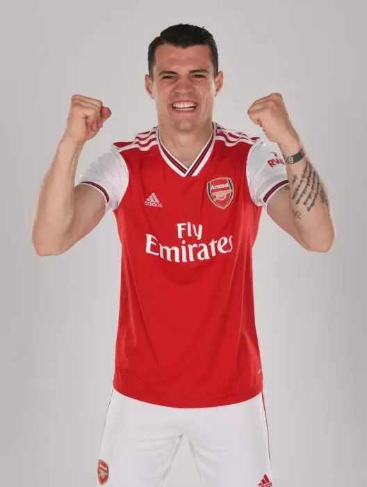 Framed Print : Granit Xhaka of Arsenal. Arsenal Training Ground Framed Print : Granit Xhaka of Arsenal. Arsenal Training Ground