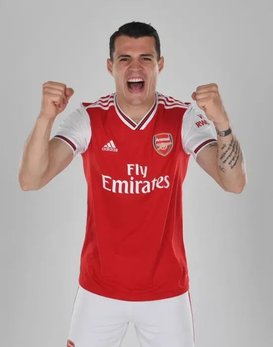 Framed Print : Granit Xhaka of Arsenal. Arsenal Training Ground Framed Print : Granit Xhaka of Arsenal. Arsenal Training Ground