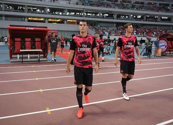 Granit Xhaka: Arsenal Star Faces Off Against Bayern Munich in Shanghai Pre-Season Friendly