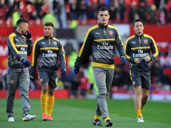 Granit Xhaka: Arsenal Star's Determined Look Ahead of Manchester United Clash (Premier League 2016-17)