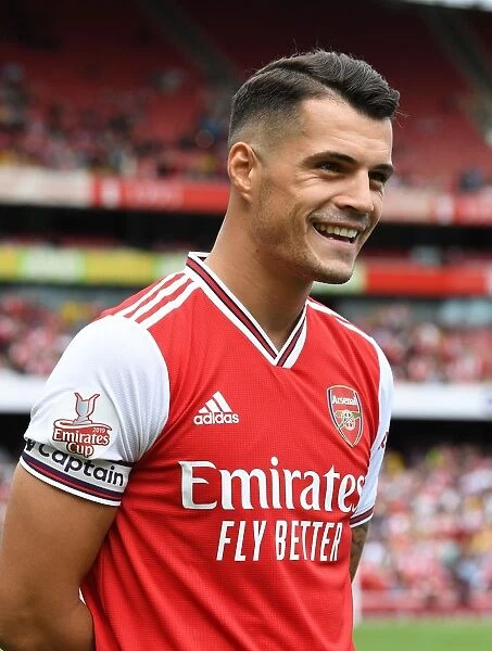 Granit Xhaka: Arsenal's Gear Up for Emirates Cup Clash Against Olympique Lyonnais