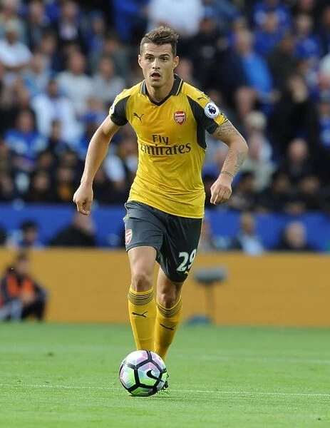 Granit Xhaka: Arsenal's Midfield Battle at Leicester City, 2016-17 Premier League