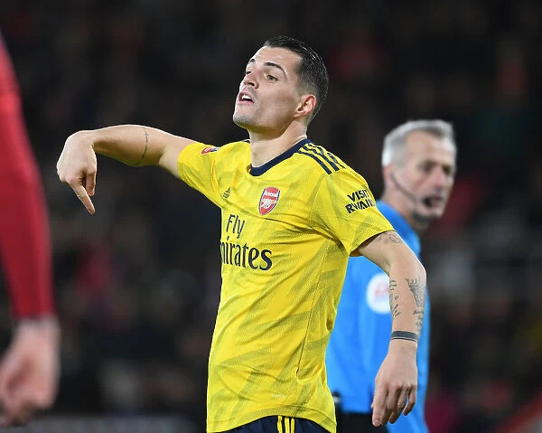Granit Xhaka: Arsenal's Midfield Mastermind Dazzles in FA Cup Battle against AFC Bournemouth