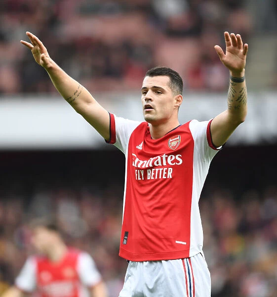 Granit Xhaka: Arsenal's Midfield Mastermind in Action vs Manchester City, Premier League 2021-22