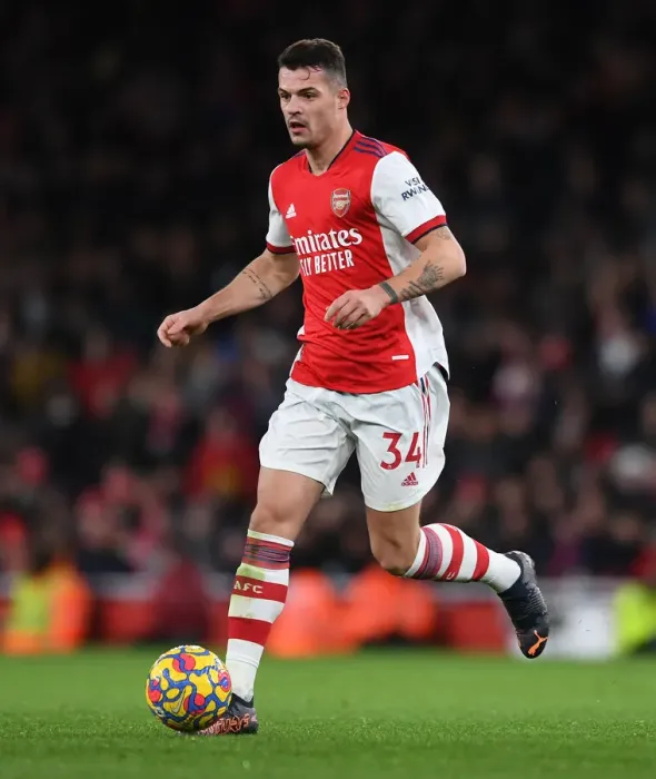 Framed Print : Granit Xhaka: Arsenal's Midfield Mastermind in Action against Wolverhampton Wanderers, Premier League 2021-22 Framed Print : Granit Xhaka: Arsenal's Midfield Mastermind in Action against Wolverhampton Wanderers, Premier League 2021-22