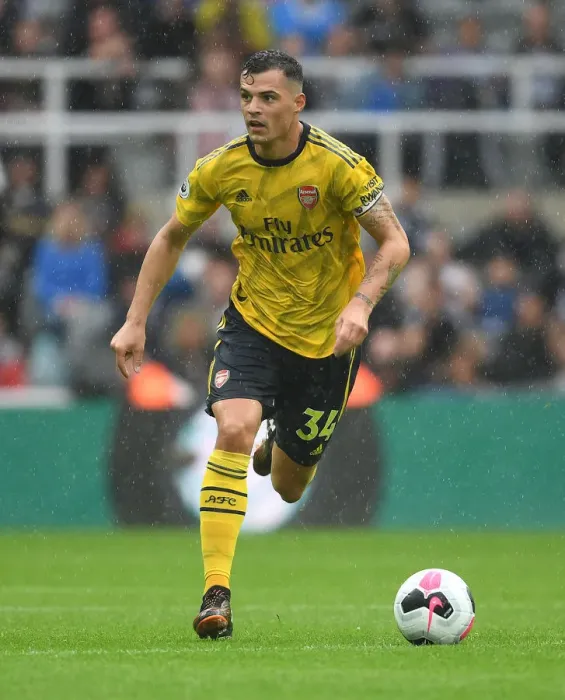 Framed Print : Granit Xhaka: Arsenal's Midfield Star Performs Brilliantly in Premier League Battle Against Newcastle United Framed Print : Granit Xhaka: Arsenal's Midfield Star Performs Brilliantly in Premier League Battle Against Newcastle United