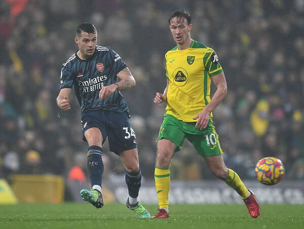 Granit Xhaka Faces Pressure: Norwich City vs Arsenal, Premier League 2021-22