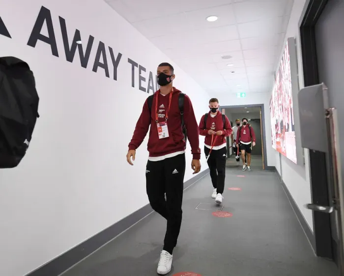 Framed Print : Granit Xhaka Gears Up: Brentford vs. Arsenal, 2021-22 Premier League Framed Print : Granit Xhaka Gears Up: Brentford vs. Arsenal, 2021-22 Premier League