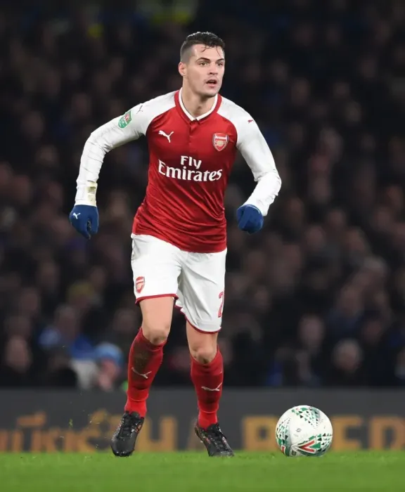 Framed Print : Granit Xhaka Leads Arsenal in Carabao Cup Semi-Final Clash Against Chelsea Framed Print : Granit Xhaka Leads Arsenal in Carabao Cup Semi-Final Clash Against Chelsea