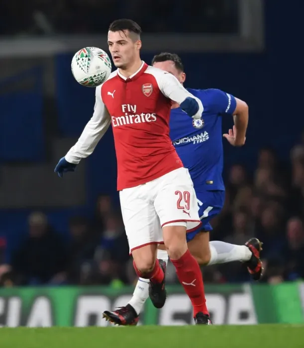 Framed Print : Granit Xhaka Leads Arsenal in Carabao Cup Semi-Final Showdown Against Chelsea Framed Print : Granit Xhaka Leads Arsenal in Carabao Cup Semi-Final Showdown Against Chelsea