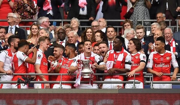 Granit Xhaka Lifts FA Cup: Arsenal's Triumph Over Chelsea (2017)