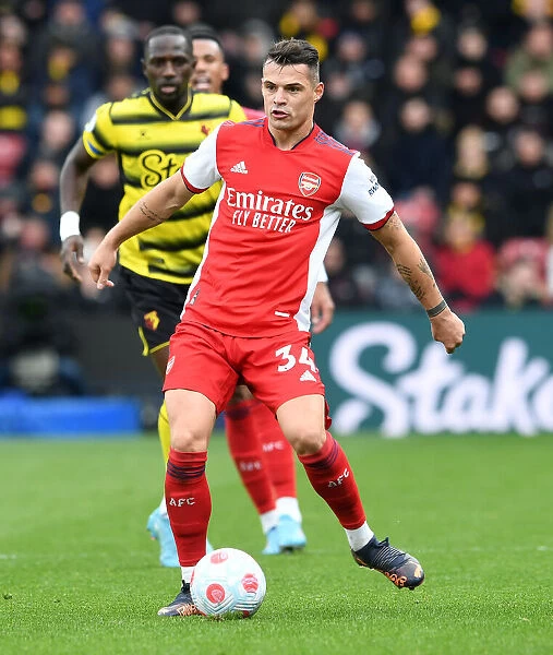 Granit Xhaka: Midfield Maestro Leads Arsenal to Premier League Victory vs. Watford, March 2022