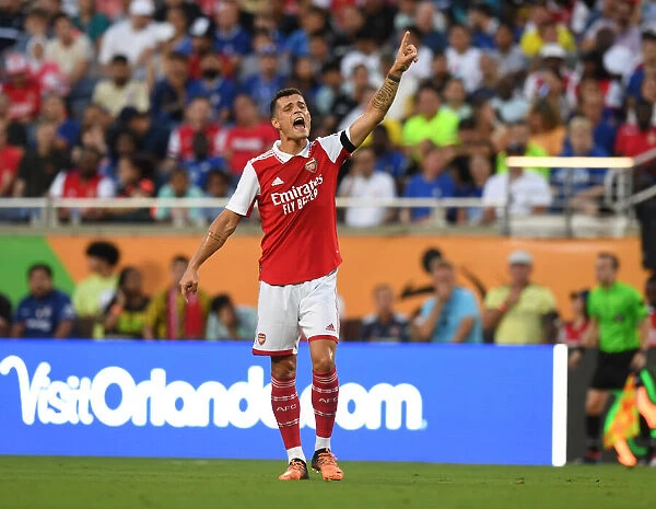 Granit Xhaka Scores the Difference: Arsenal's Star Performance Against Chelsea in Florida Cup