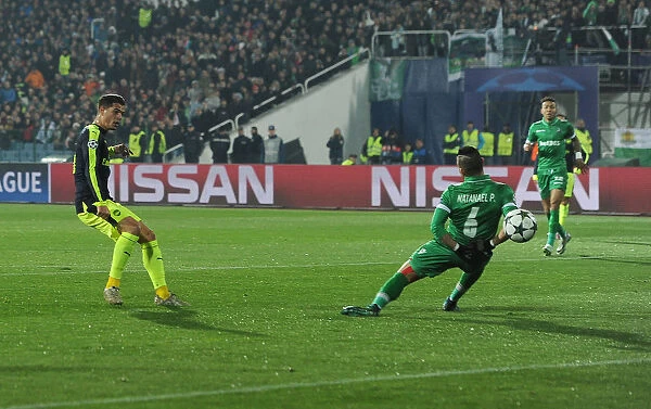 Granit Xhaka Scores First Arsenal Goal Against Ludogorets in 2016-17 Champions League