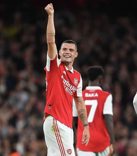Granit Xhaka Scores the Winner: Arsenal Secures Europa League Victory over PSV Eindhoven (2022-23)