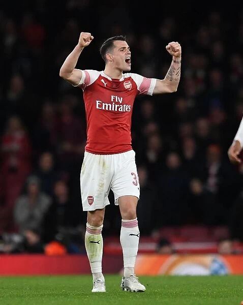 Granit Xhaka's Emotional Europa League Triumph: Arsenal Secures Victory over Stade Rennais