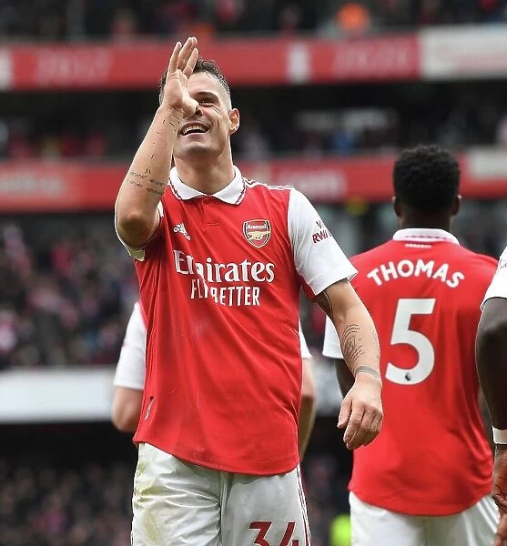 Granit Xhaka's Hat-Trick: Arsenal's Thrilling 3-2 Victory Over Crystal Palace (2022-23)