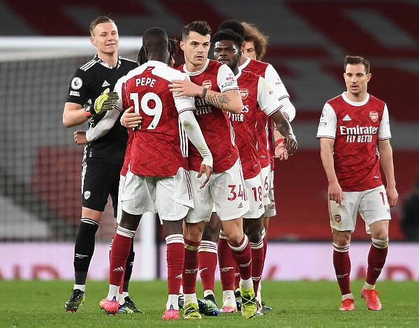 Granit Xhaka's Reaction: Arsenal vs. Tottenham Hotspur, Premier League 2020-21