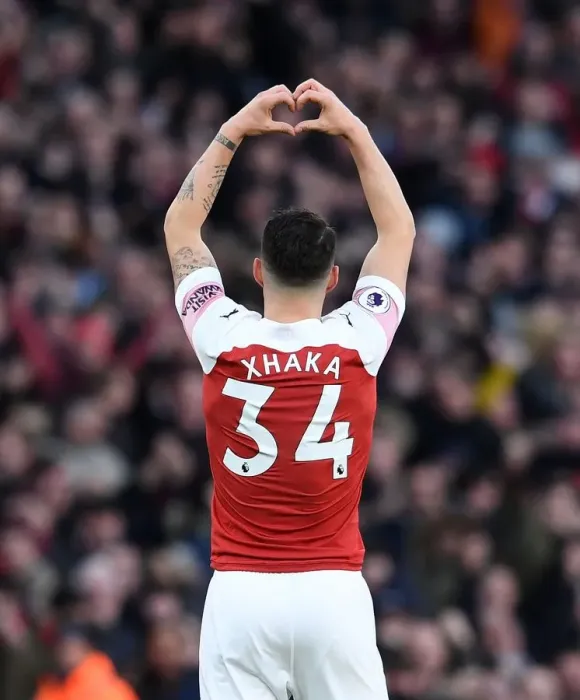 Framed Print : Granit Xhaka's Thrilling Goal: Arsenal's Triumph over Manchester United, Premier League 2018-19 Framed Print : Granit Xhaka's Thrilling Goal: Arsenal's Triumph over Manchester United, Premier League 2018-19