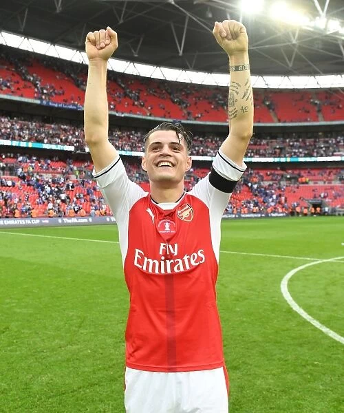 Granit Xhaka's Triumphant Moment: Arsenal's FA Cup Victory over Chelsea