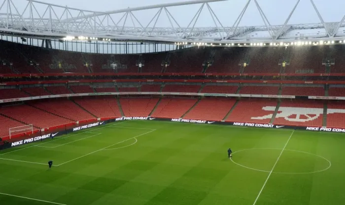 Framed Print : The Groundsman Prepares the Emirates Pitch for Arsenal's 2:0 Quarterfinal Victory over Wigan Athletic Framed Print : The Groundsman Prepares the Emirates Pitch for Arsenal's 2:0 Quarterfinal Victory over Wigan Athletic